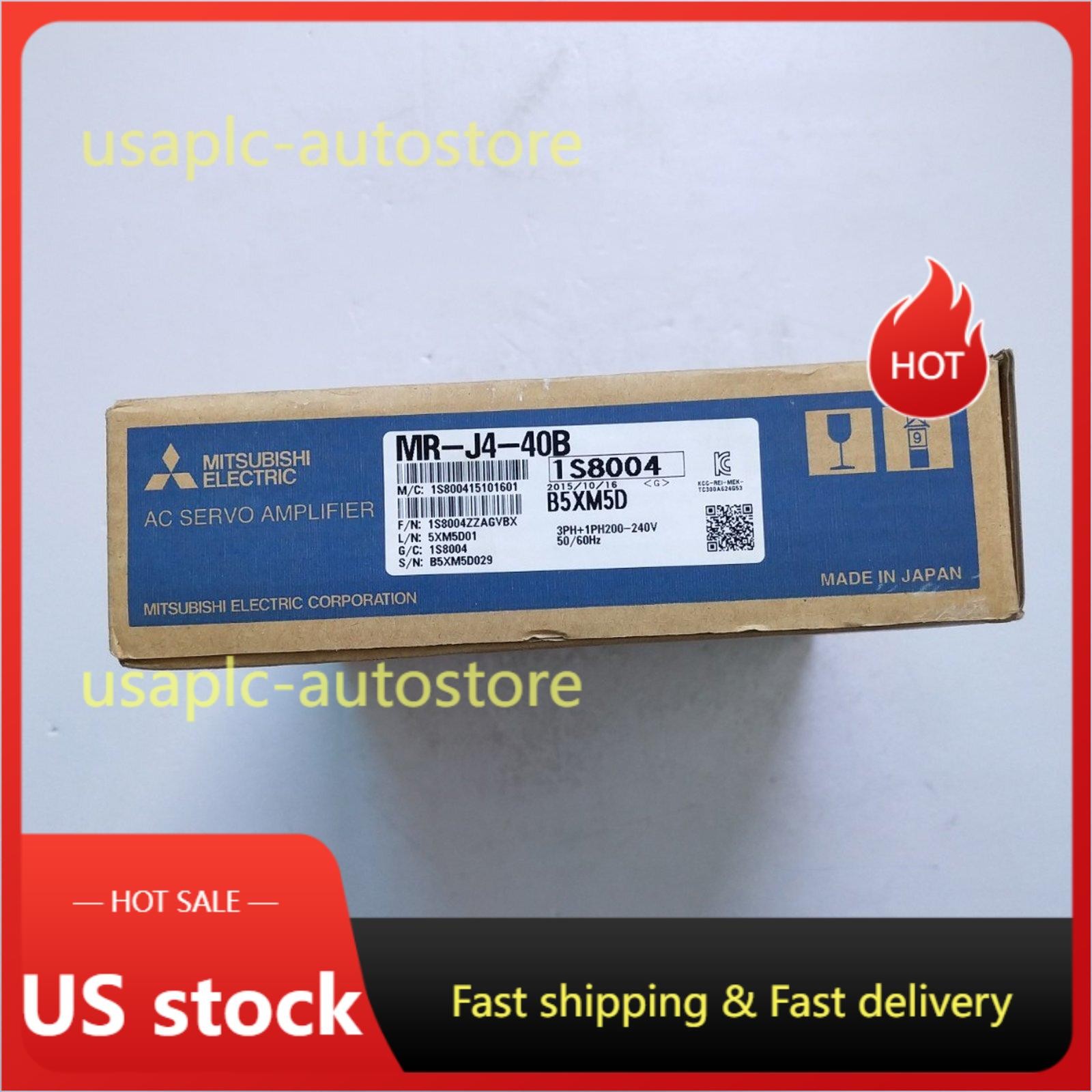 Mitsubishi MR-J4-40B Servo Drive  US Free TAX MRJ440B Amplifier New In Box
