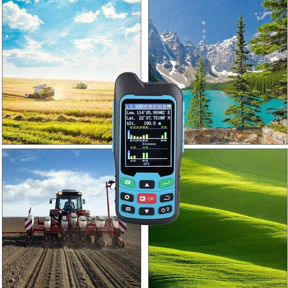 Versatile 2.4" LCD Handheld GPS with USB Connectivity for Surveying Needs