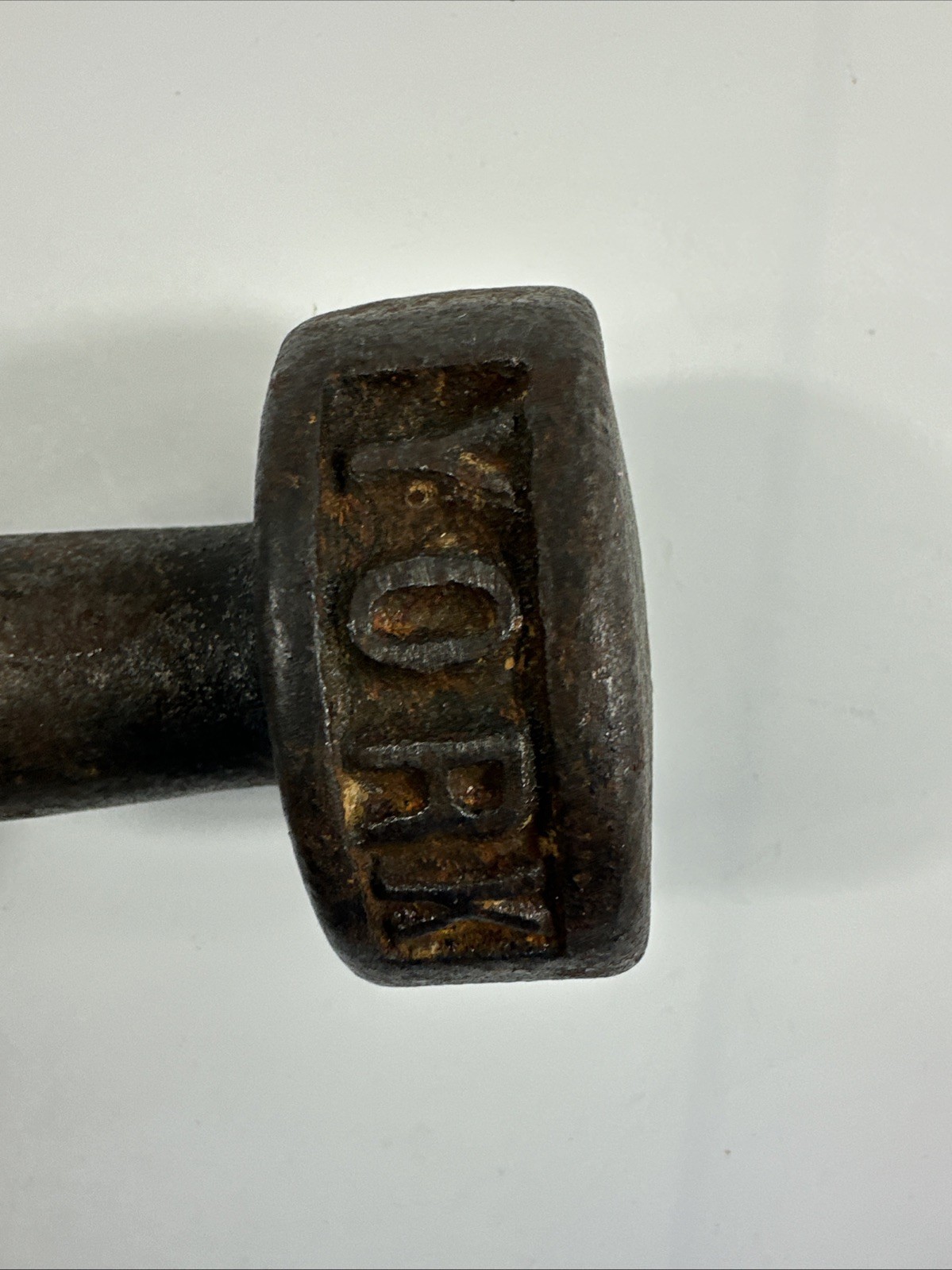 Vintage York 3 Lb Pound Dumbbell Weight Cast Iron ONE