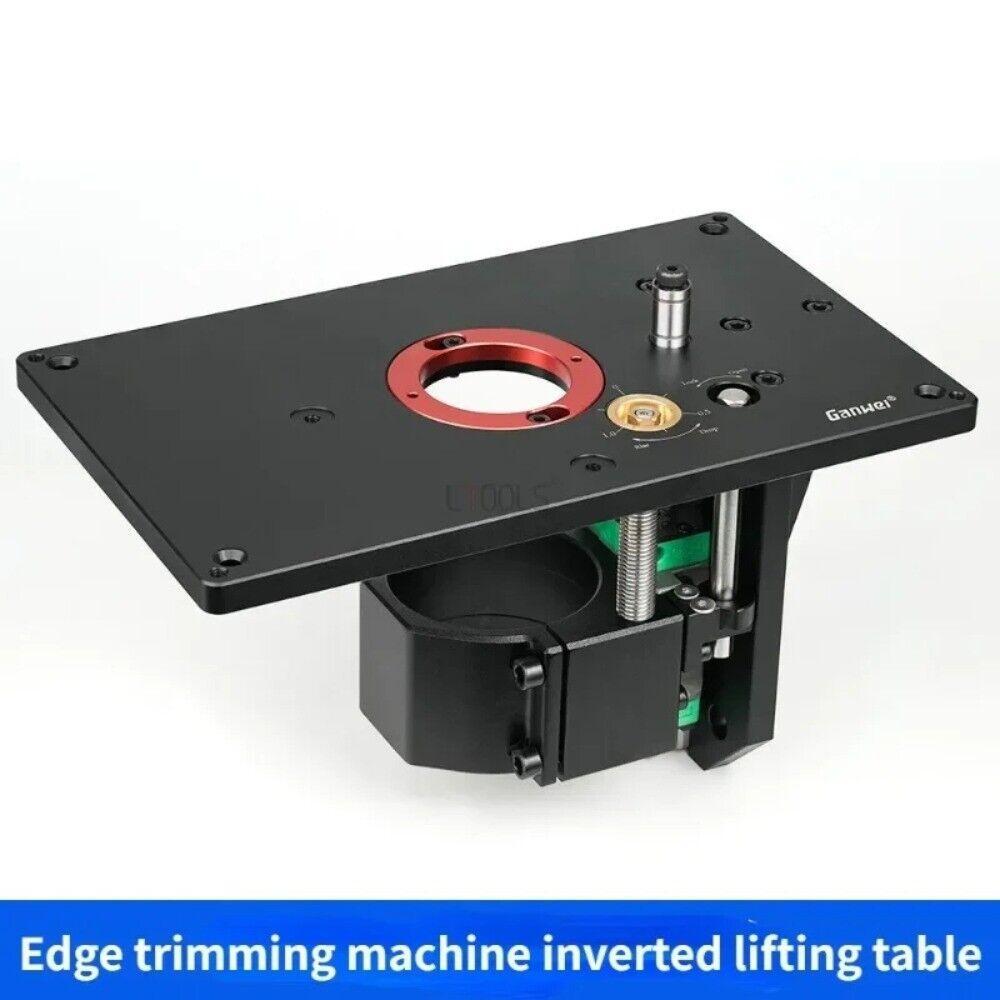 Lifting Cutter Chamfering Woodworking Table Aluminum Trimmer Lifting Table