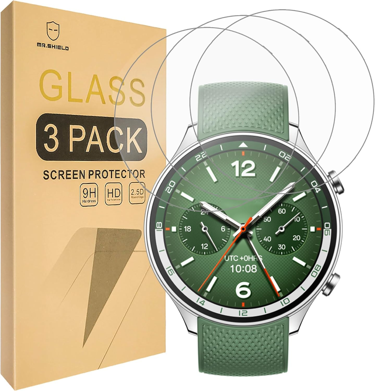 Screen Protector Compatible with Oneplus Watch 2R [Tempered Clear