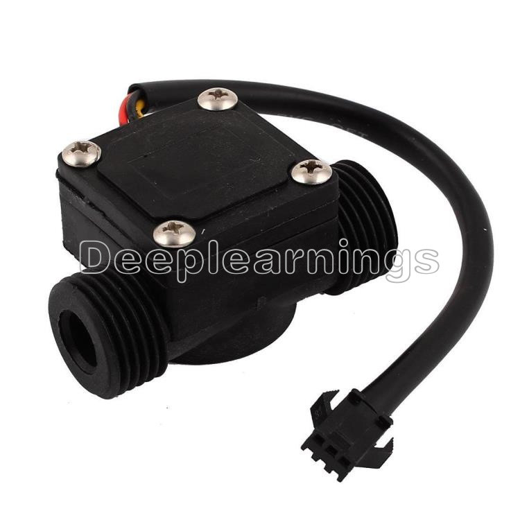 G1/2 Water Flow Sensor Fluid Flowmeter Switch Counter 1-30L/min Meter DP