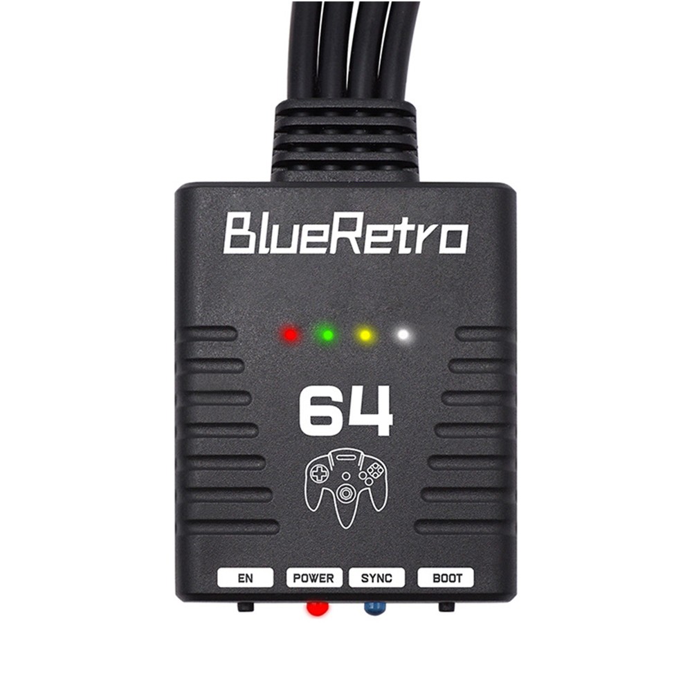 For N64 Gaming Console 4-In-1 Bluetooth Wireless Converter Controller Adapter ES