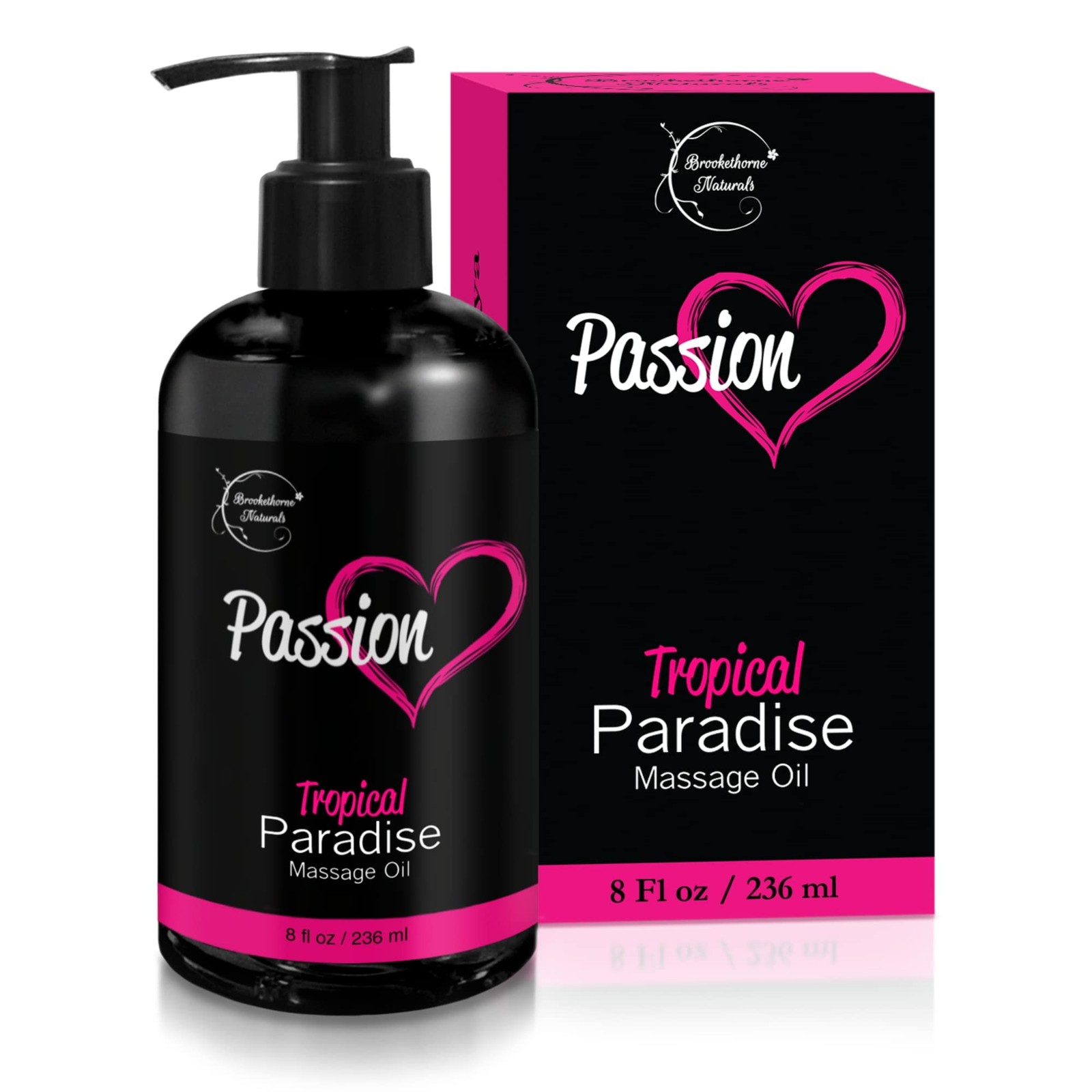 Passion Sensual Massage Oil for Date Night | 100% Natural Body Oil for Couple...