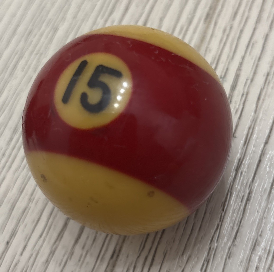 Vintage Billiard 15 Ball