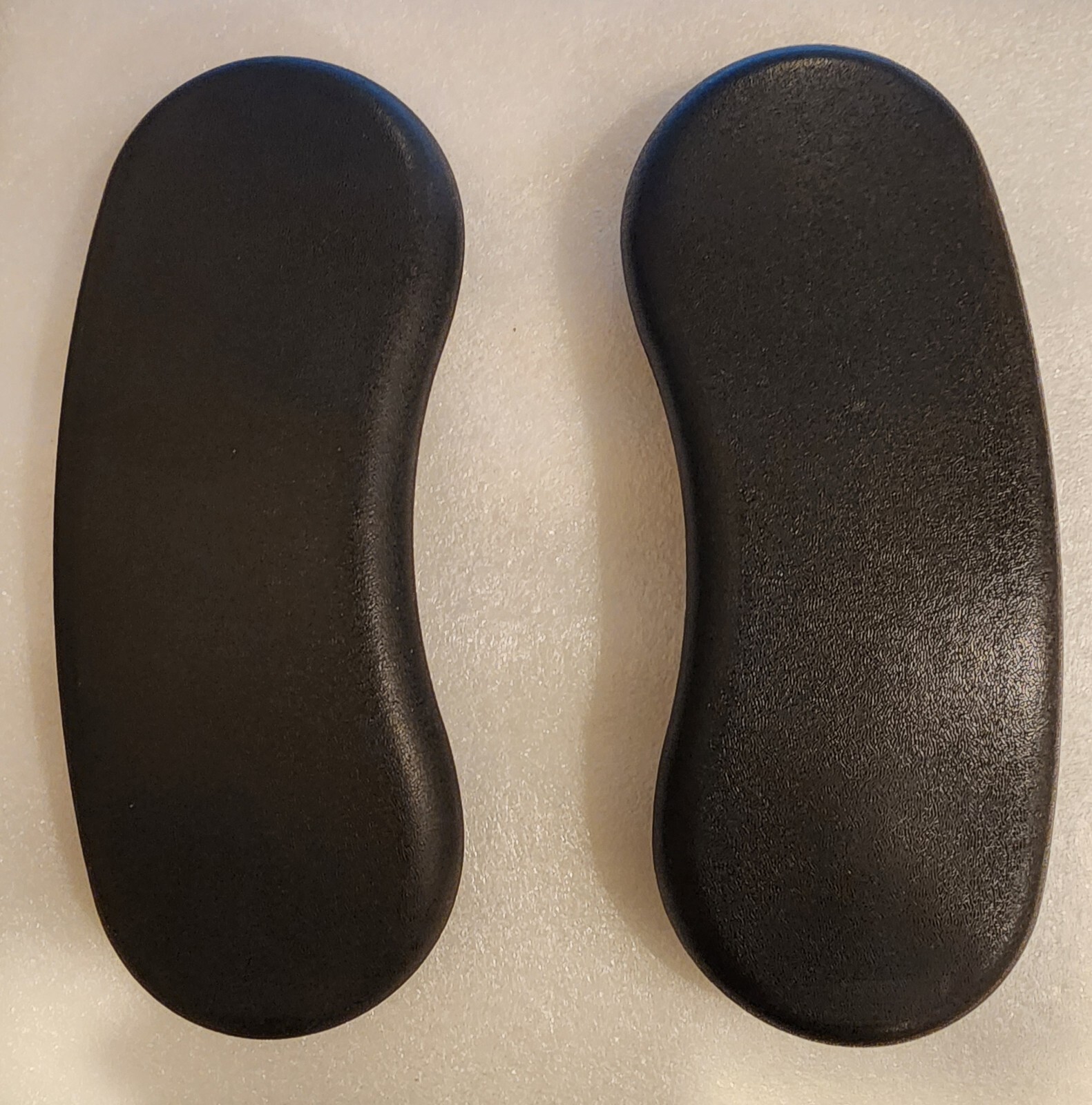 Office Chair Armrest, Arm Pads, Caps, Kidney Shaped (Pair Right and Left)