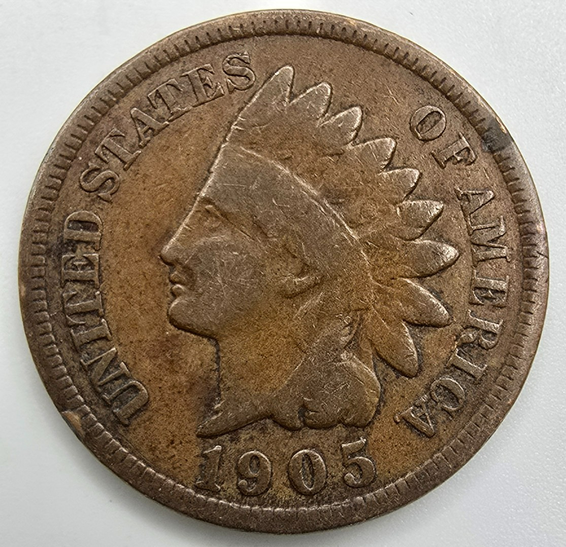 1905 Indian Head Cent F/VF You Grade it! IHC Penny Type Coin Free Ship!