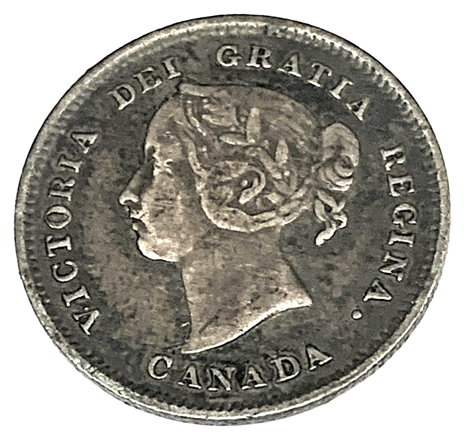 C6431     CANADA   COIN,    FIVE CENTS   1889