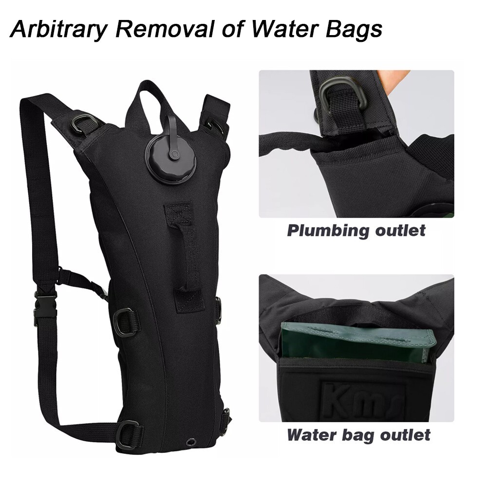 Hydration Backpack 3L Water Bladder Bag Lightweight Pack Cycling Camping Hiking