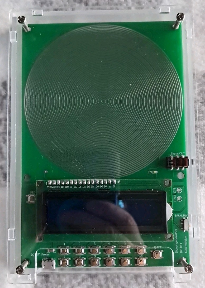 Schumann Wave Generator Pulse Sine Frequency +3.5MM Audio Output W/O Case Or USB