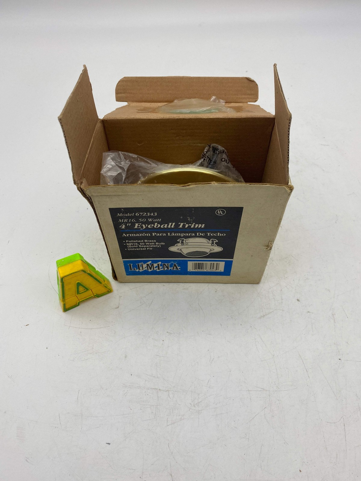 Lumina 672343 4" Brass Eyeball Trim, *Lot of (6)* (Open Box)