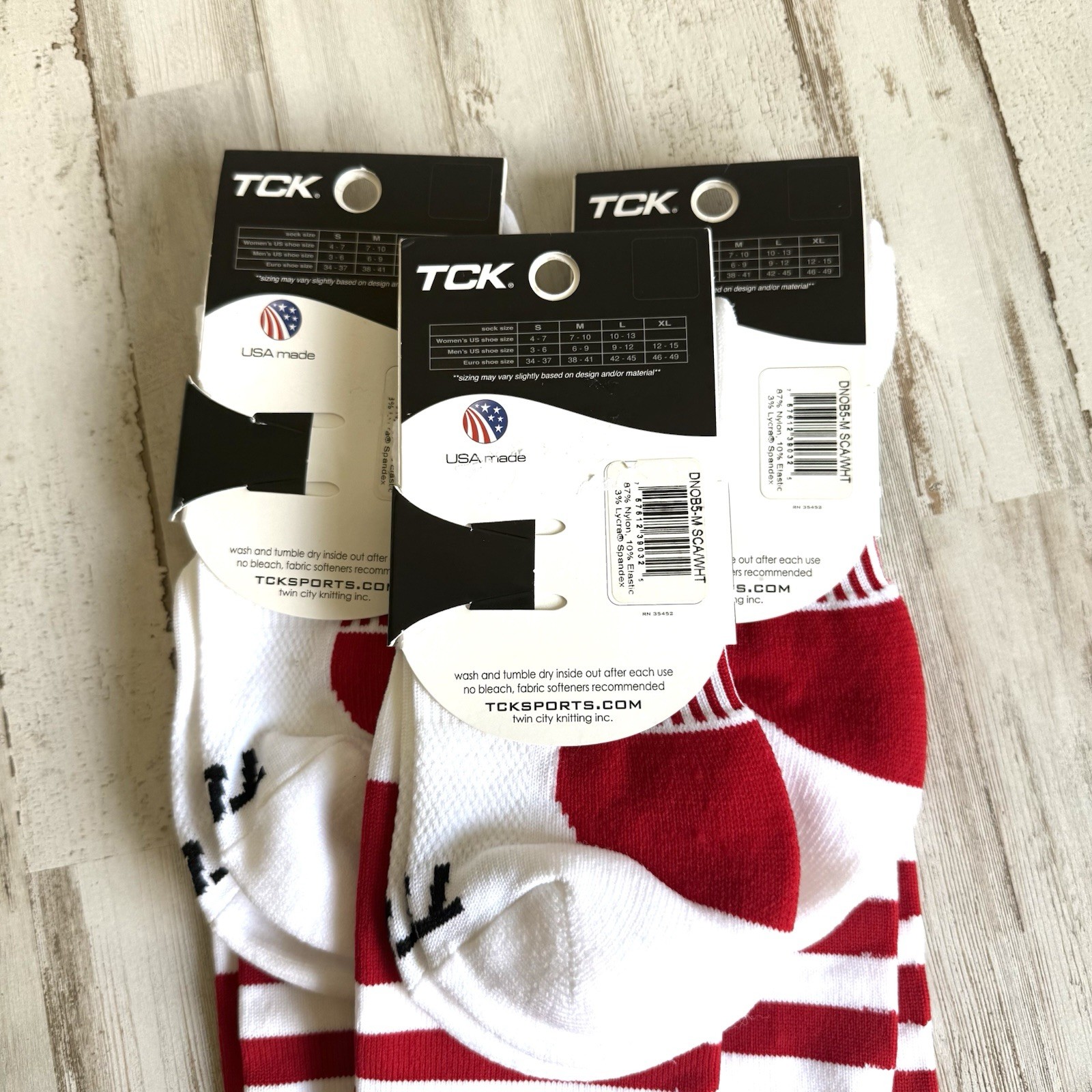 (3) Pairs TCK 🇺🇸 Baseball/ Sport Socks Size M