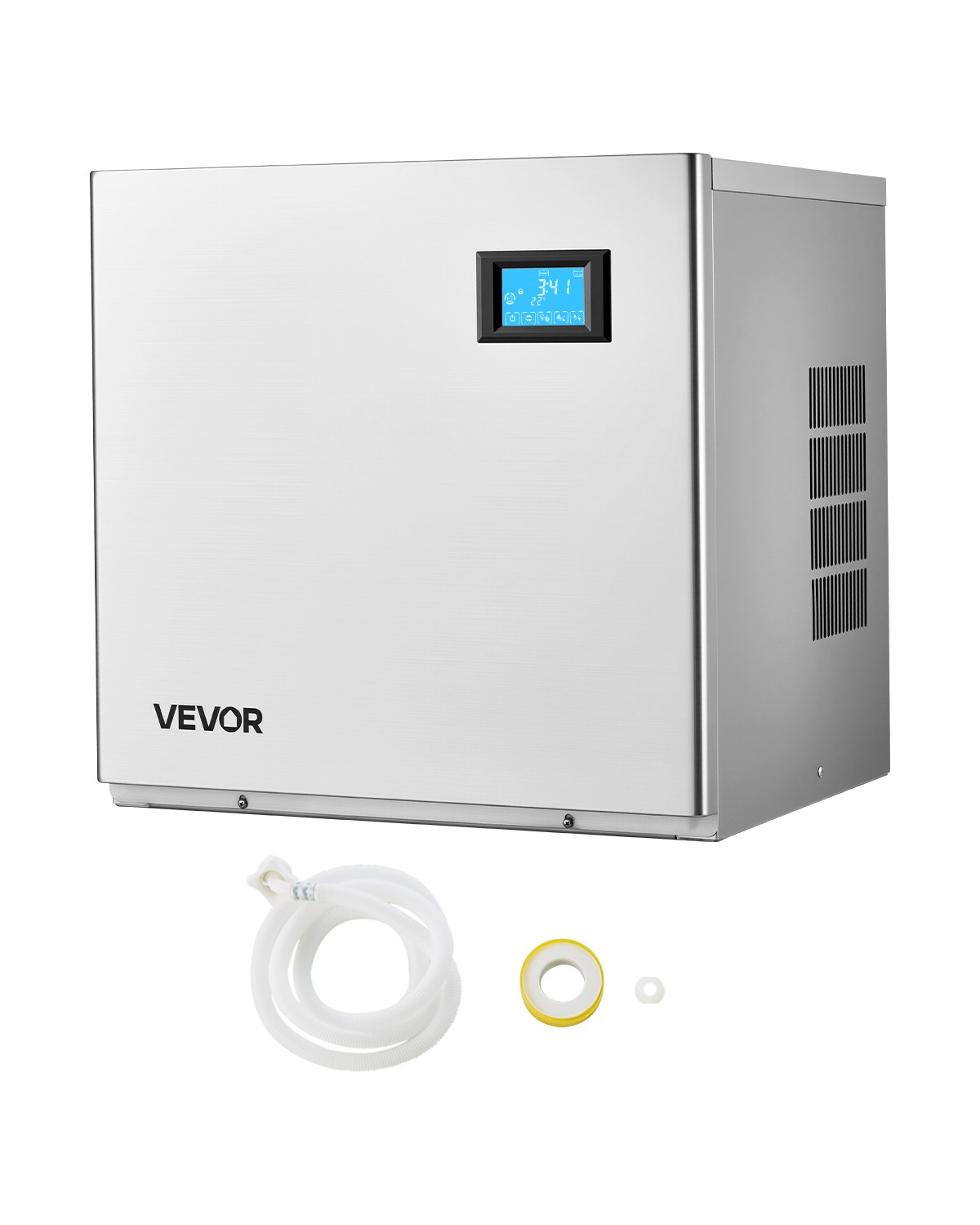 VEVOR Commercial Ice Maker Machine - Head 360 lbs/Day Self-Cleaning 156 PCS