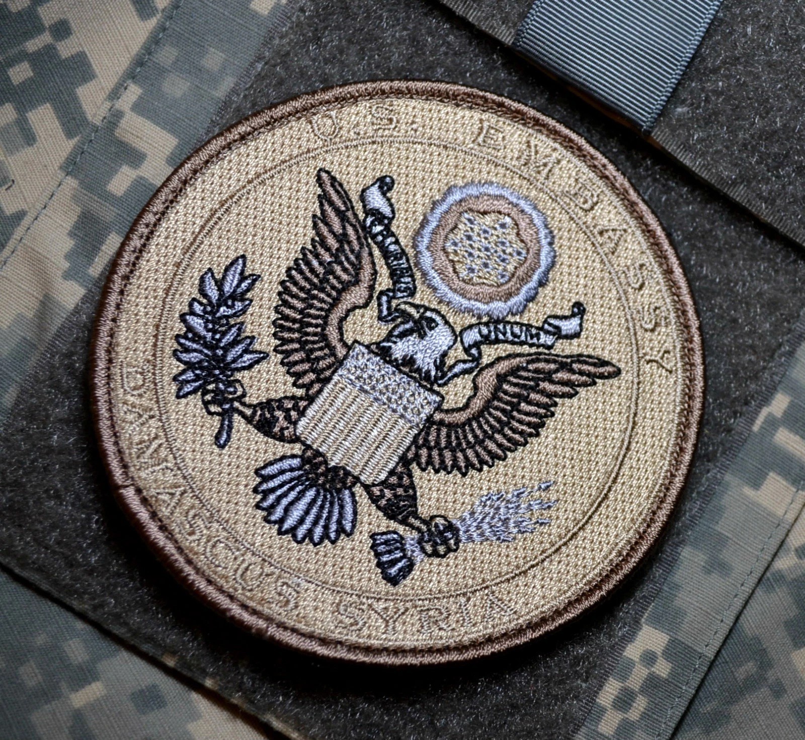 PRE-2012 CLUB MED US EMBASSY⭐DAMASCUS SYRIA⭐SANDBOX DSS CIA SAD vêlkrö INSIGNIA