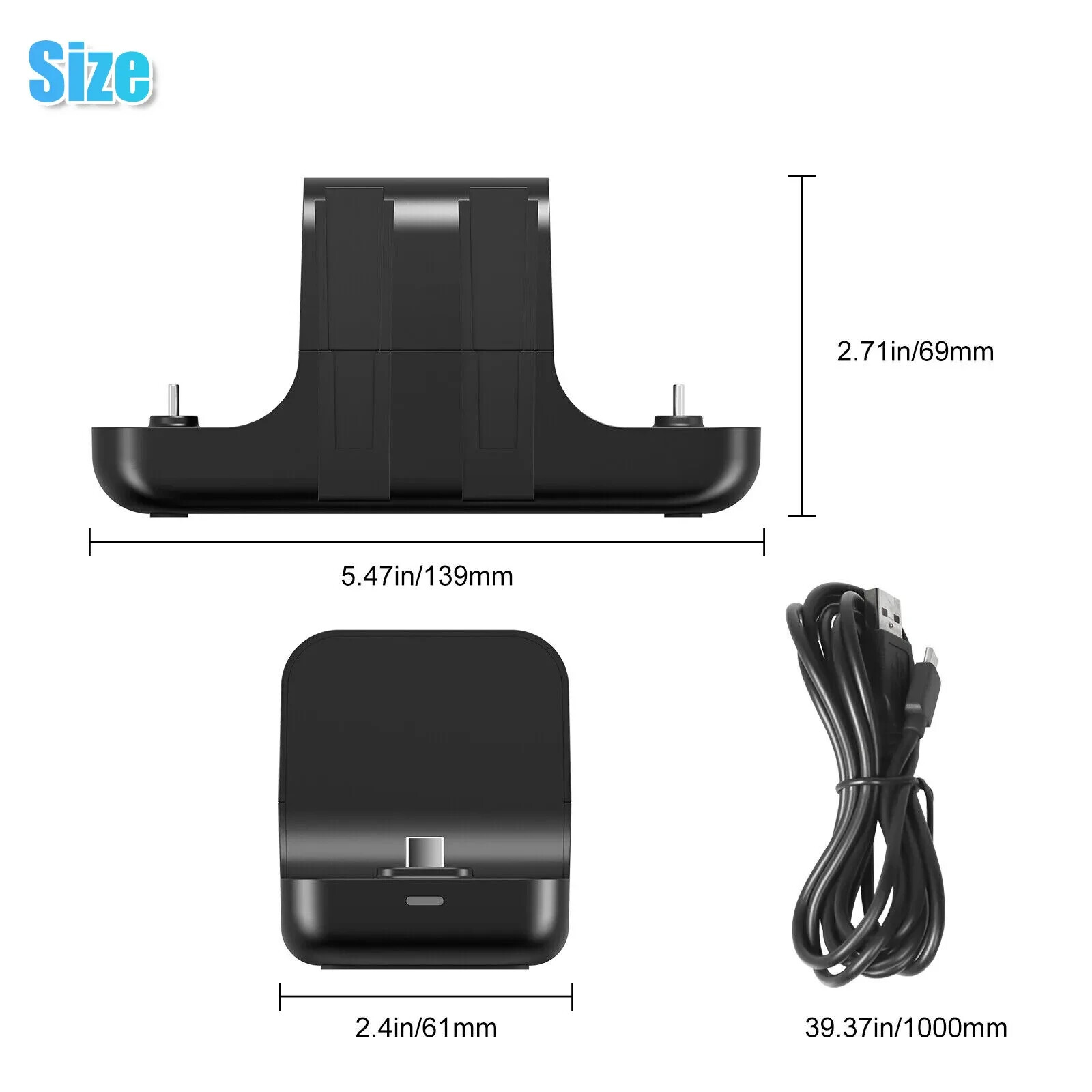 For Nintendo Switch Joy-Con Pro Controller Charging Stand Dock Charger Station