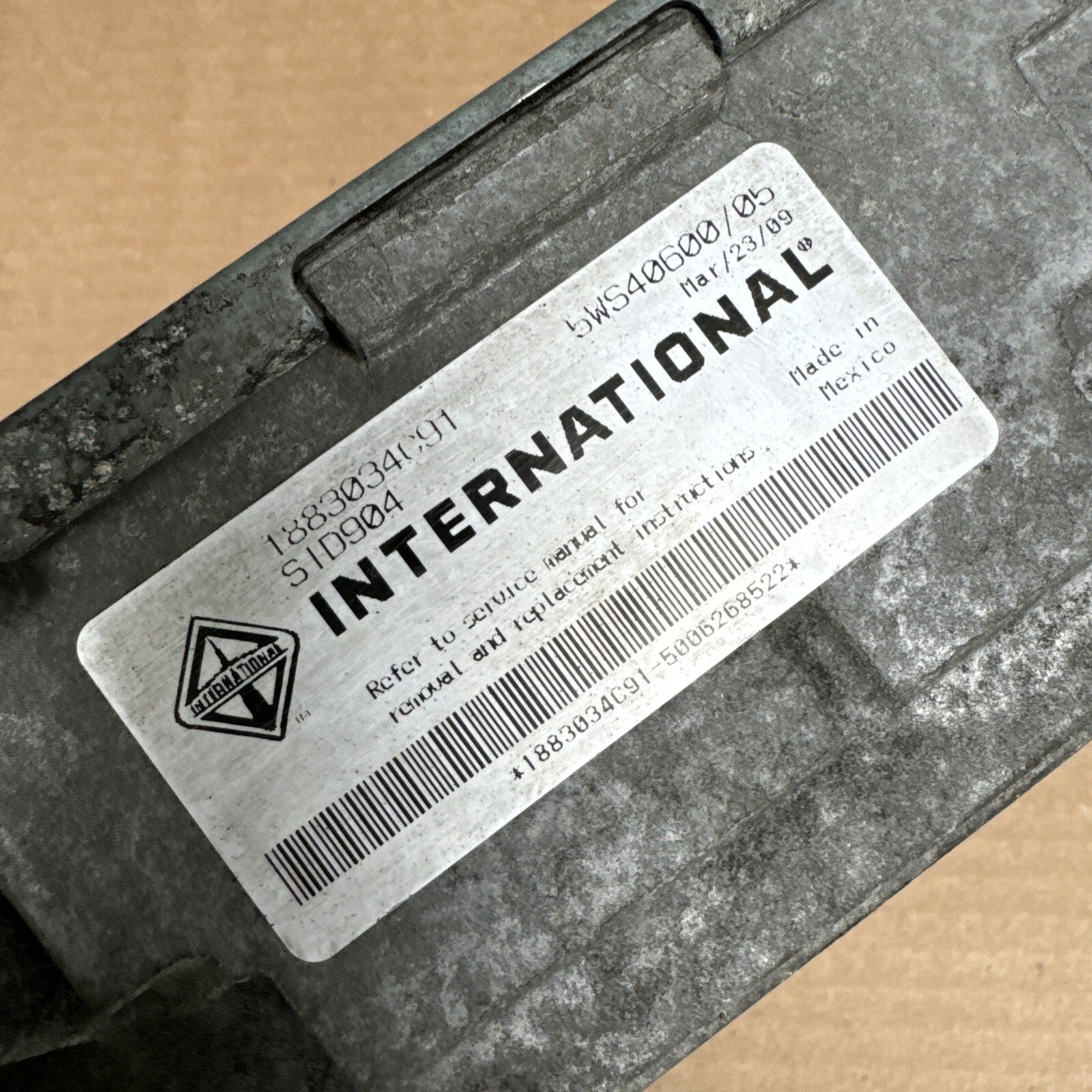 1883034C91 INTERNATIONAL MAXXFORCE DT ECM ECU PCM PCU ENGINE MODULE COMPUTER