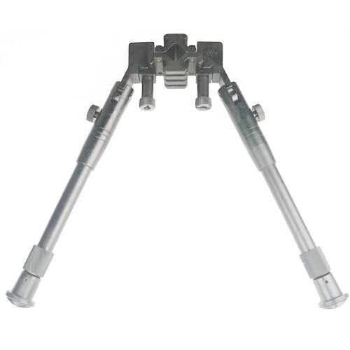 Two PC Side Weaver/Picatinny Rail Mount Bipod 9" - 12" Height Adjustable + Mount