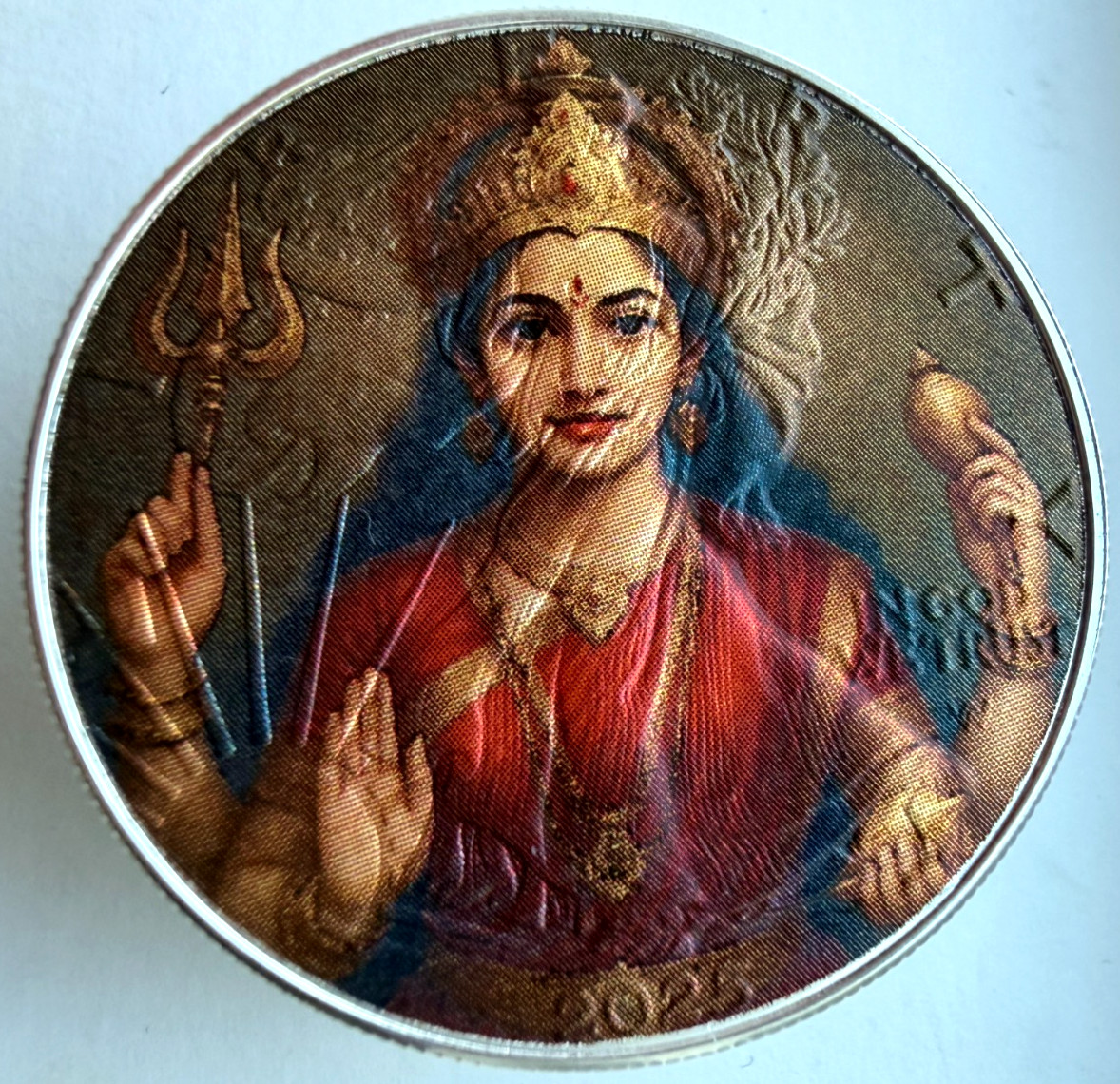 Durga Indian Goddess - American Silver Eagle 1oz .999 Silver Dollar Coin