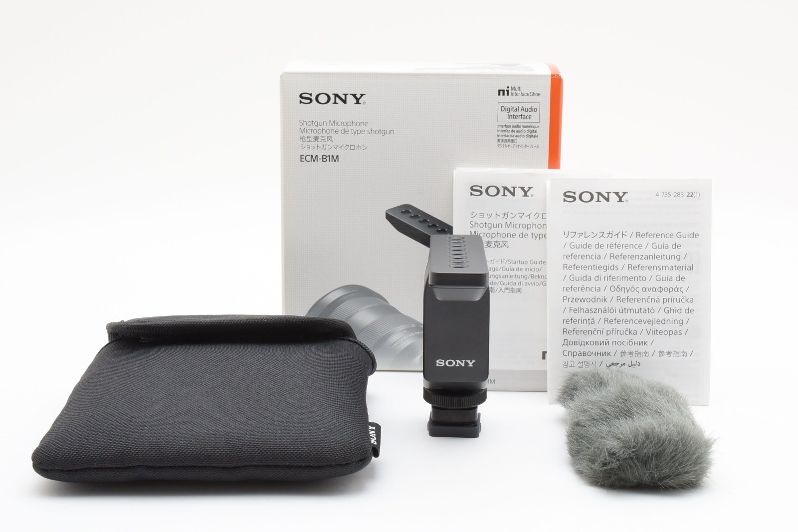 SALE【UNUSED】Sony ECM-B1M Camera Mount Digital Shotgun Microphone From JAPAN