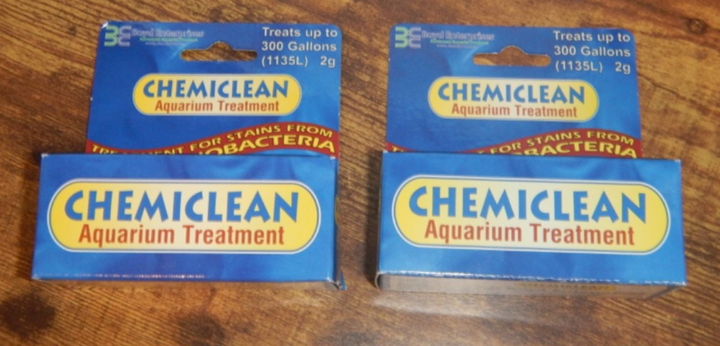 BOYD ChemiClean Aquarium Treatment 2 gram LOT OF 2