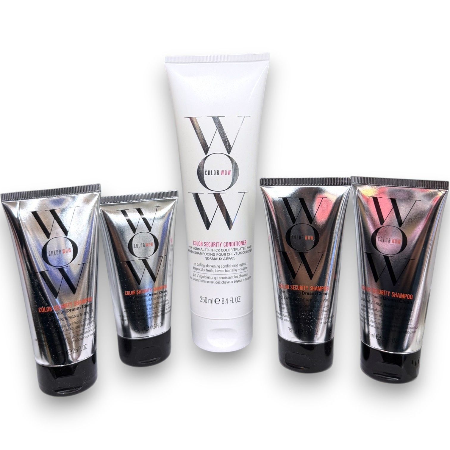 Wow Color Security Shampoo & Conditioner Normal Thick Hair 8.4oz & 10 oz Set NEW