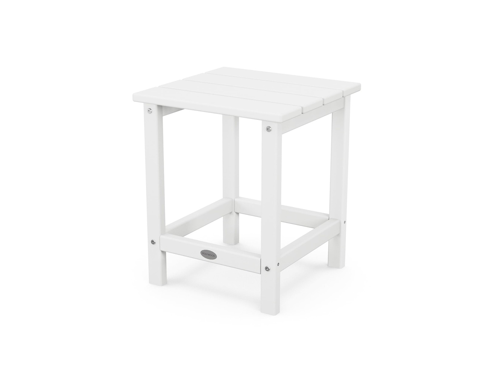 Long Island 18" Side Table, White