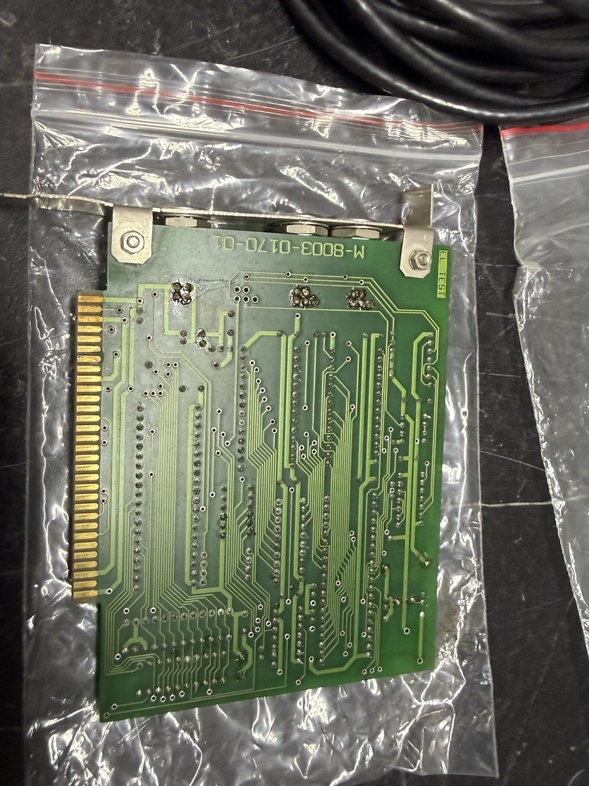 Renishaw PC10 Probe Interface ISA Card w/ LEMO Cable Untested As-Is
