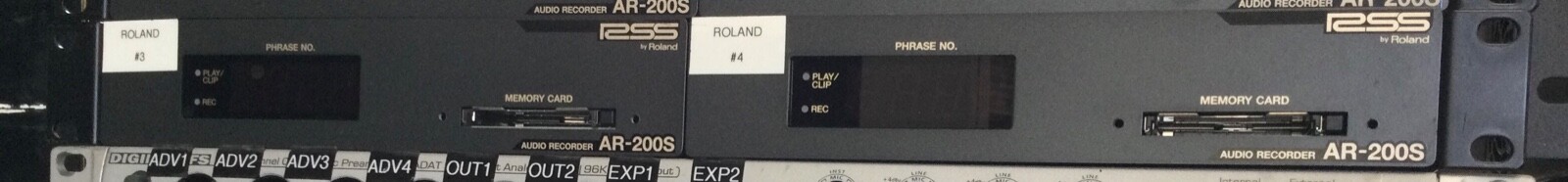Qty 2 Rack mount Roland AR-200S Audio Recorder Free Shipping
