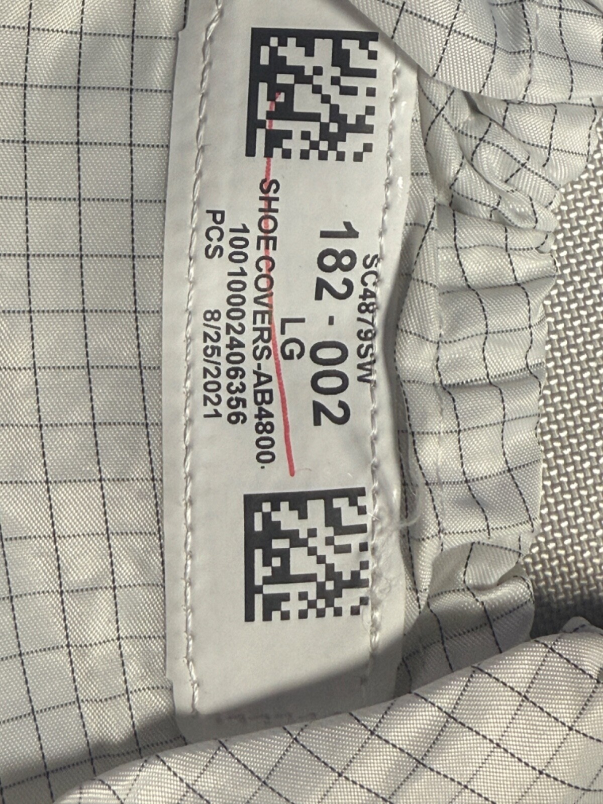 Prudential Cleanroom Services Protective Shoe Covers High Density Cleanroom -XSM