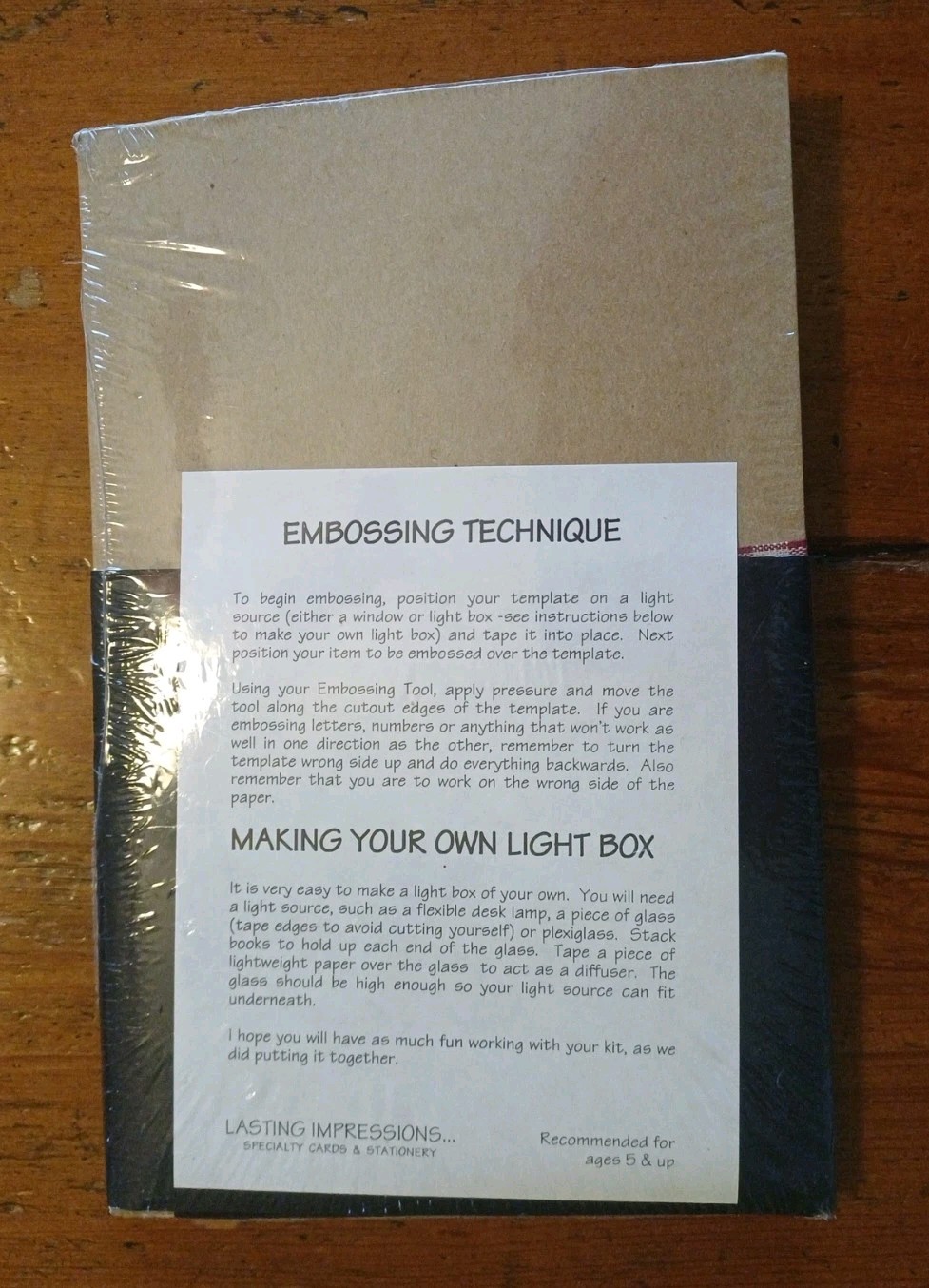 Lasting Impressions Retired Brass Embossing Templates Christmas Kit w Cards Tool