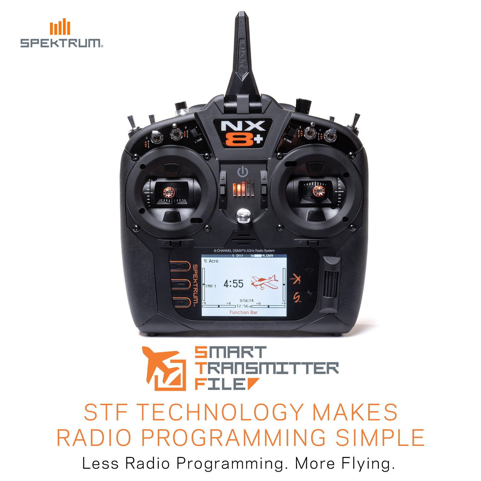 Spektrum NX8+ 20-Channel DSMX Transmitter Only