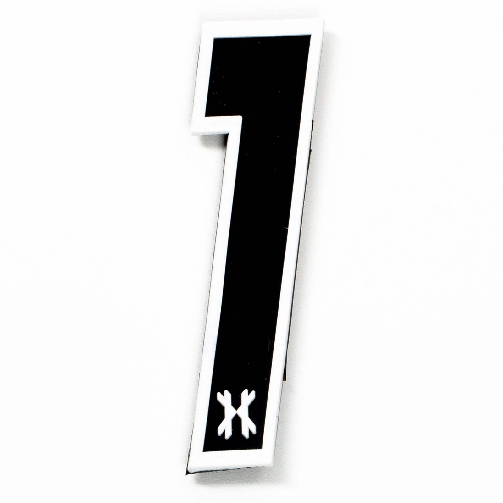 HK Army Rubber Number Patch W/ Hook and Loop - "1"