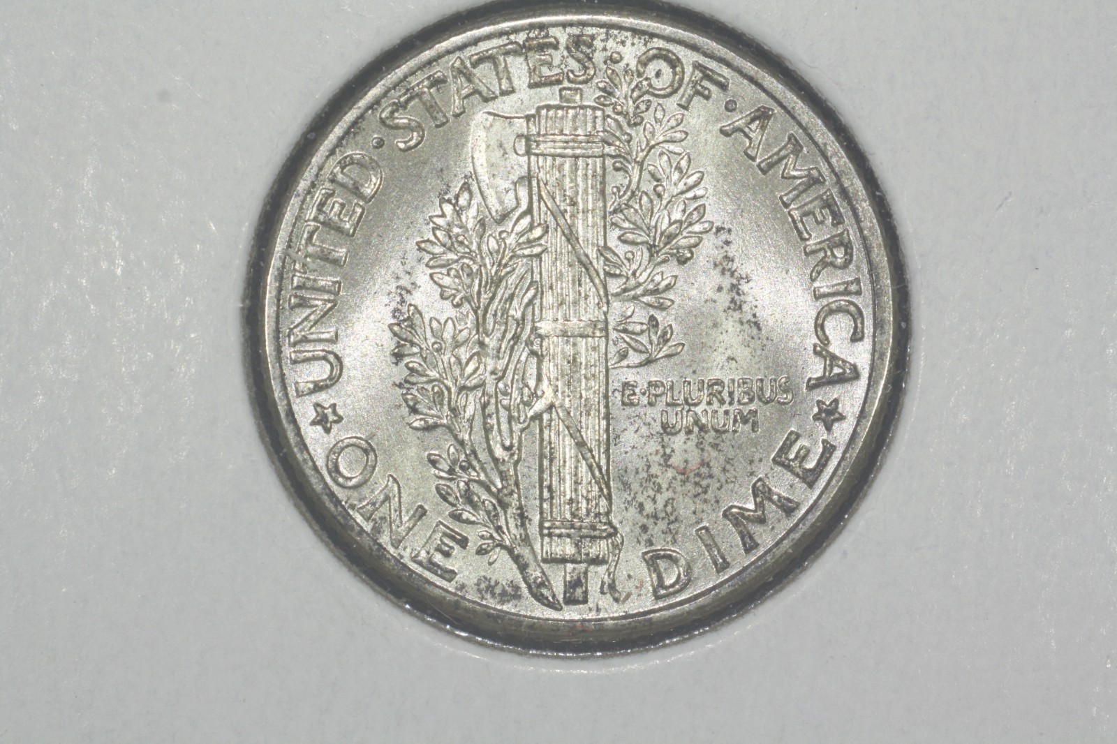 1937 Mercury Dime, Toned Gem Unc.