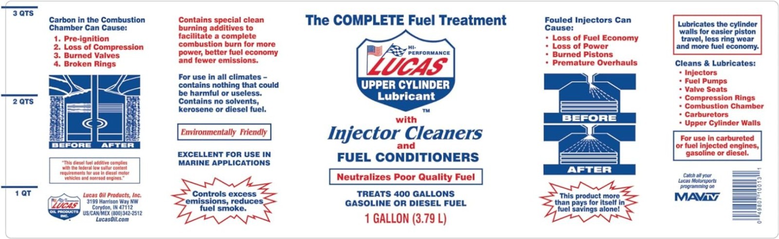 Improve Performance - 1 Gallon Fuel Additive