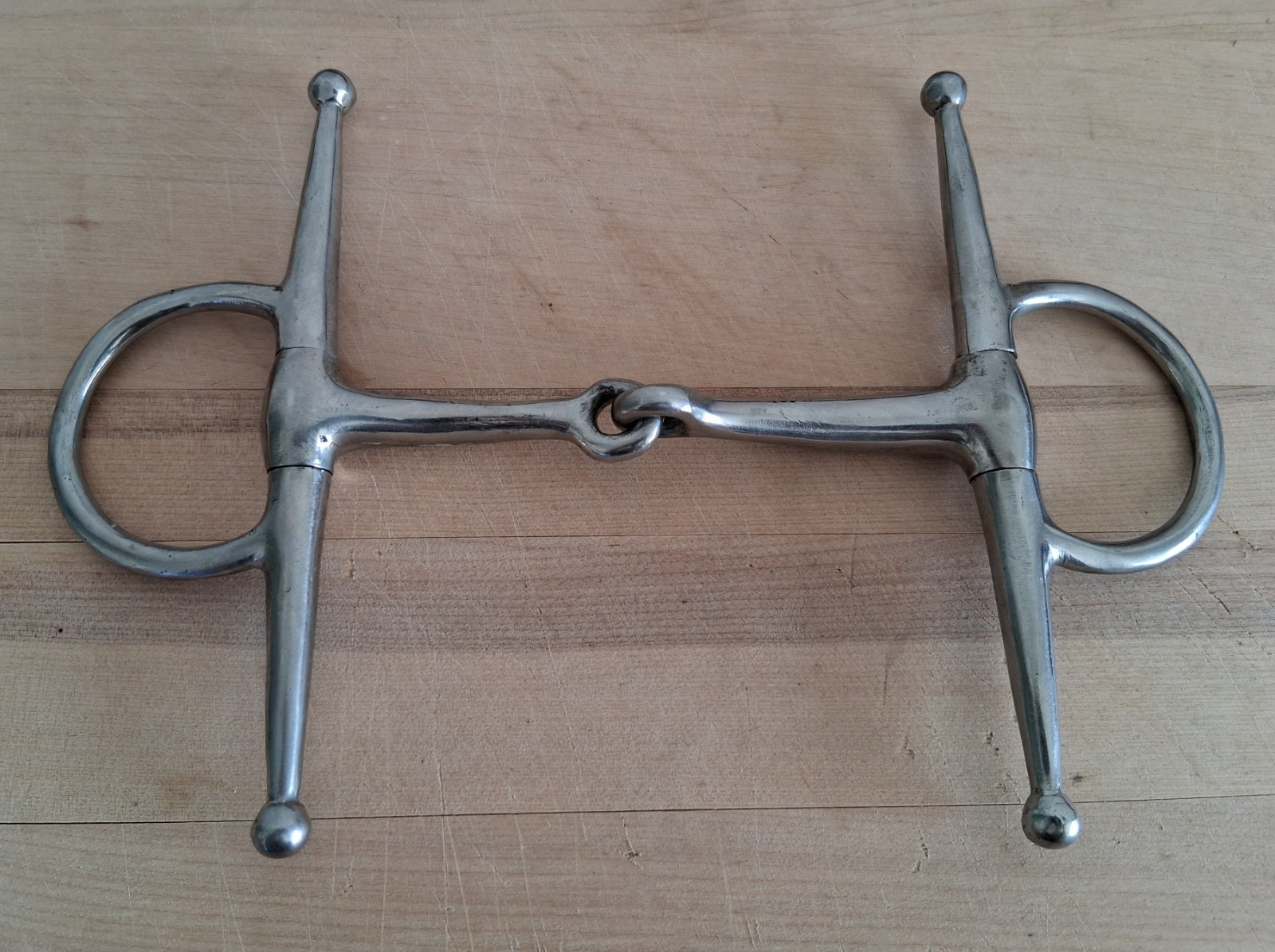 Full Cheek English Horse 5" Jointed Snaffle Bit Stainless Steel