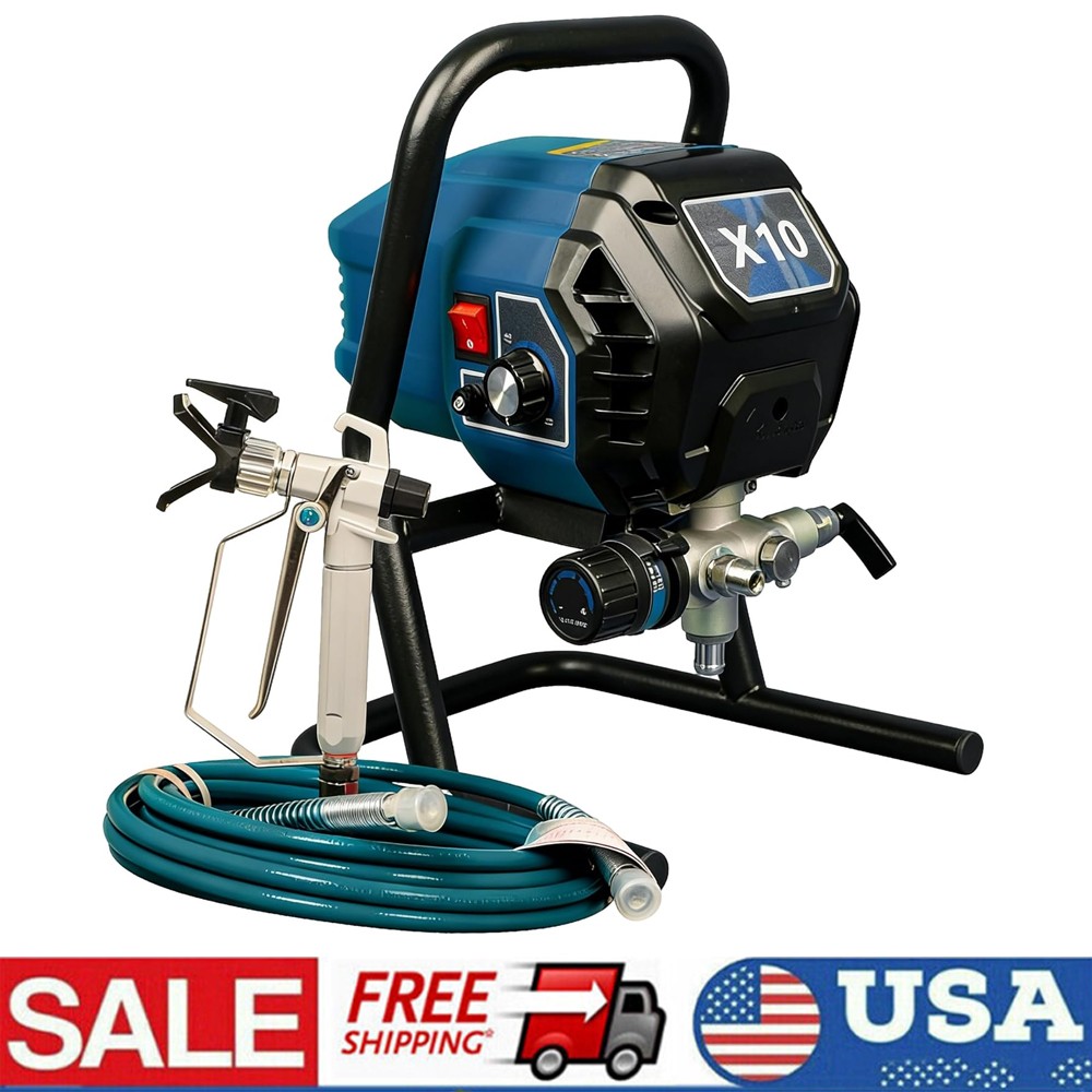 Stand Airless Paint Sprayer Electric Paint Sprayer Machine 700W 2900PSI 4 Modes