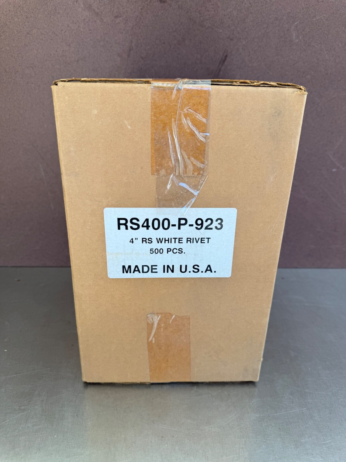 500 Nudo RS Super Tough Thermoplastic Drive Rivets RS400-P-923 4" RS White U.S.A