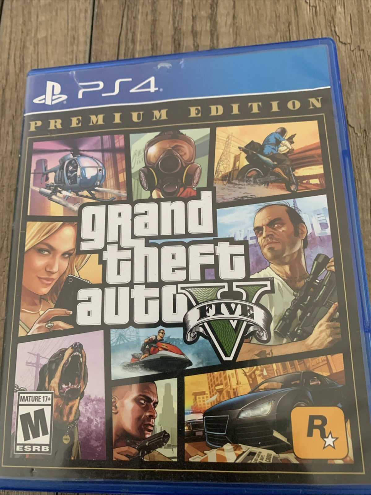 Grand Theft Auto V GTA 5 Premium Edition PS4 Game Case ONLY (NO GAME)