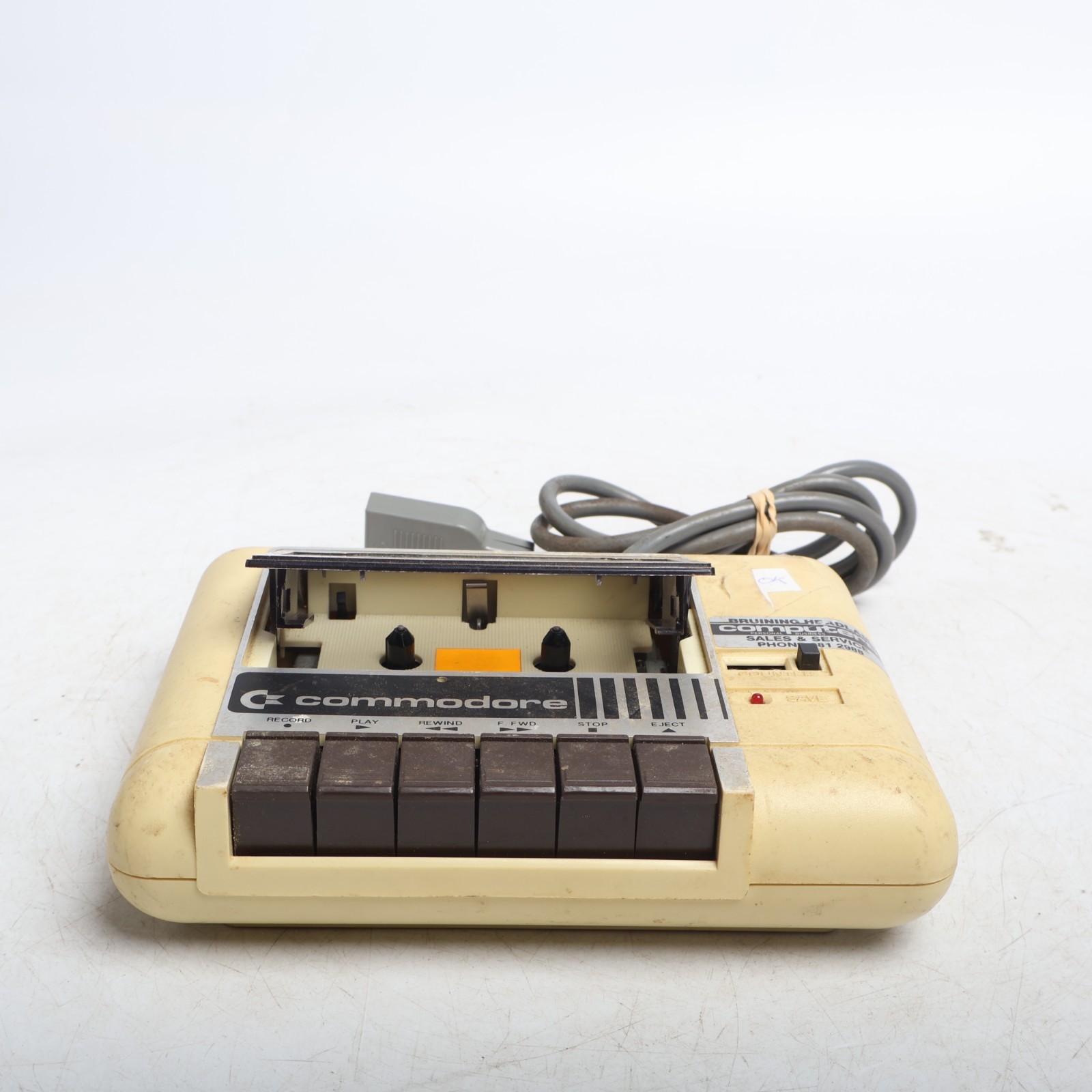 Commodore - C2N Datasette Unit & Manual - Model 1530 - Untested RARE