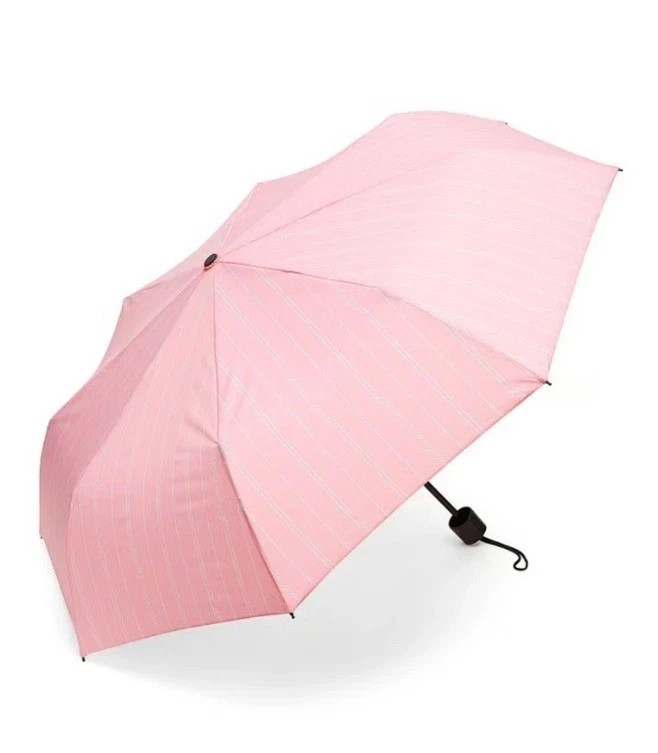 Victoria's Secret Umbrella VS Pink White Stripe NWT Spring 2025