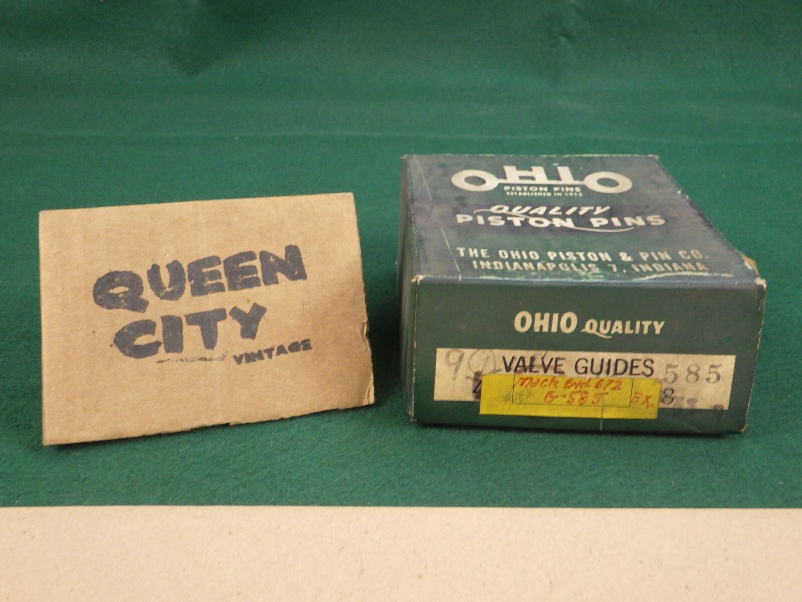 NOS Ohio valve guides G-585 G585  9 Pieces Mack EN672 1940-1951, EP engines EXH