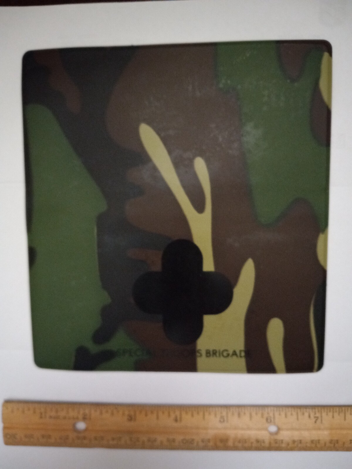 Checkbook holder, US Army Camo. 88th Div. Special Troops Bde.