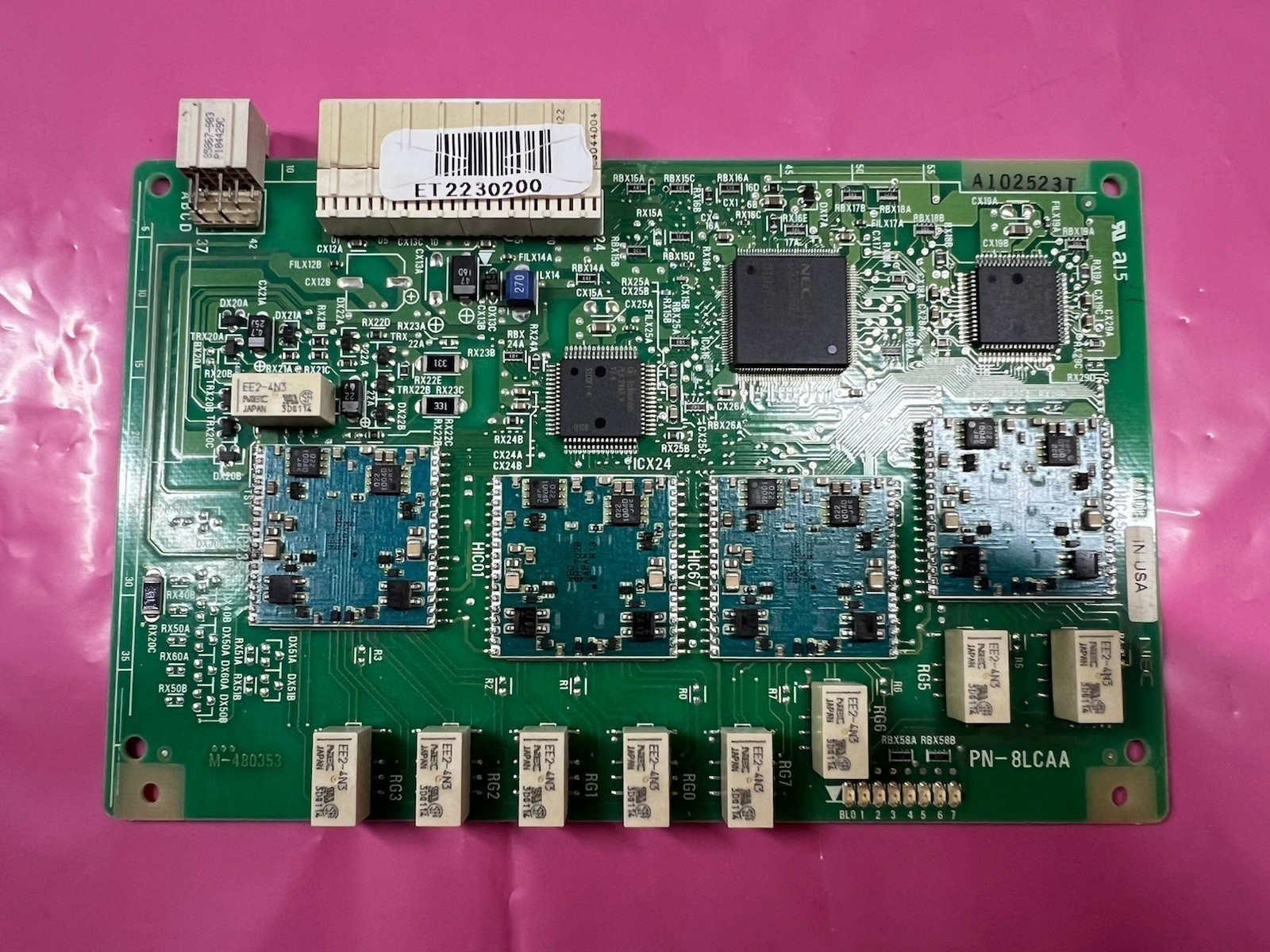 Nec PN-8LCAA 8-Port Analog Circuit Card 150114   - Refurbished