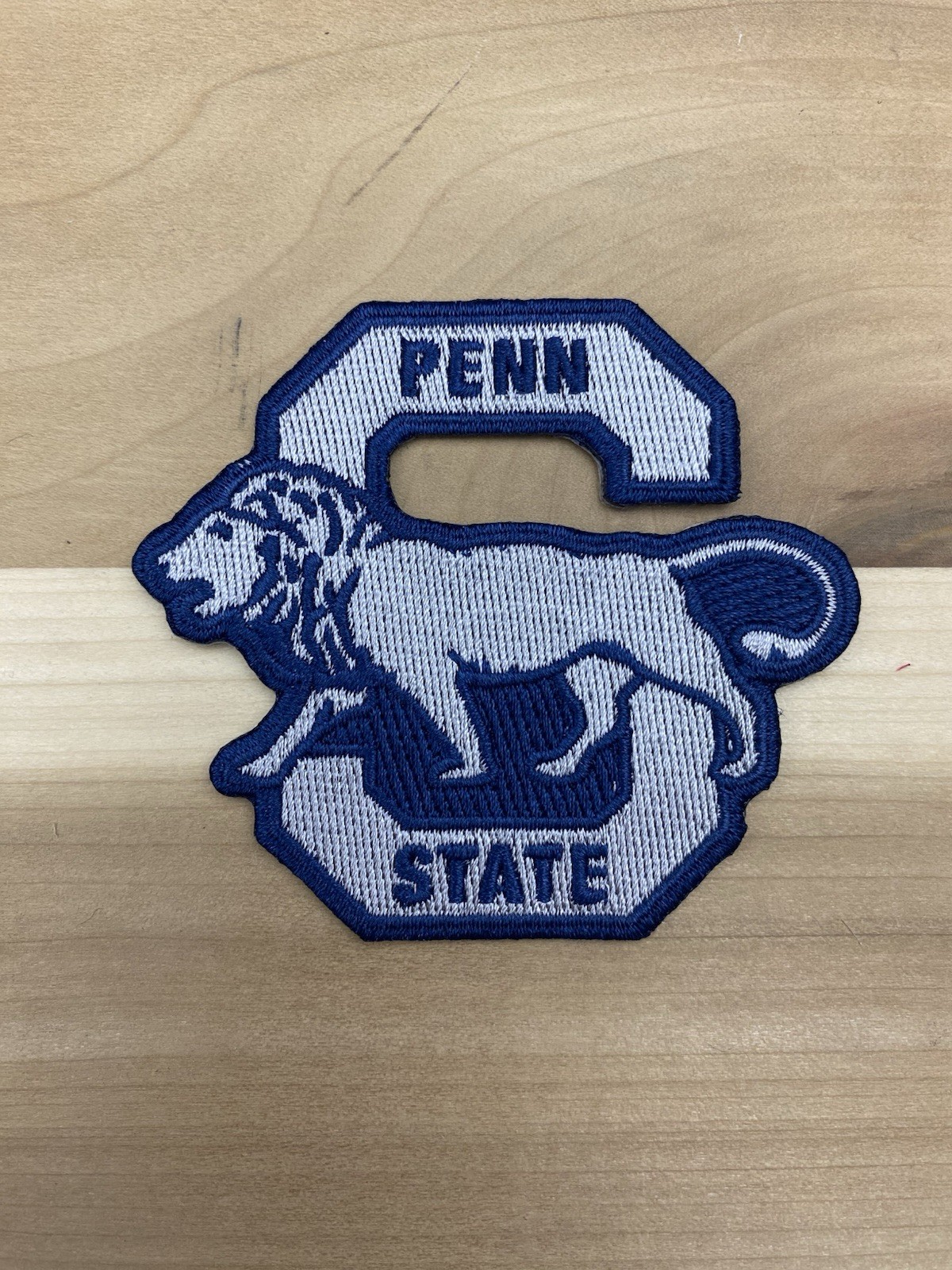 Vintage Penn State Nittany Lions Embroidered Iron On Patch 2.75”