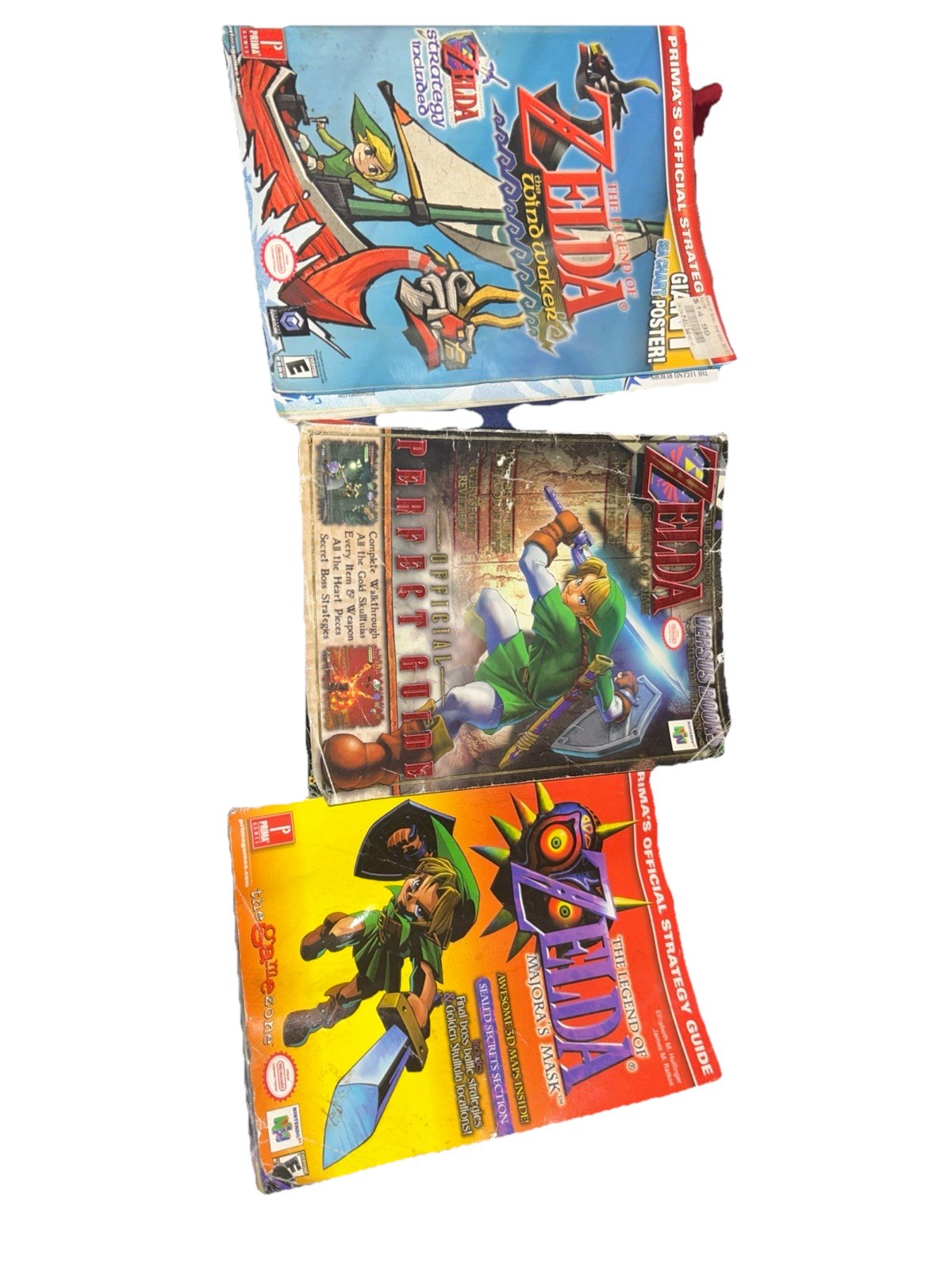 Zelda Strategy Game Guides. Got Wet . Insides Read Clear .  O O T Missn Bk Cover