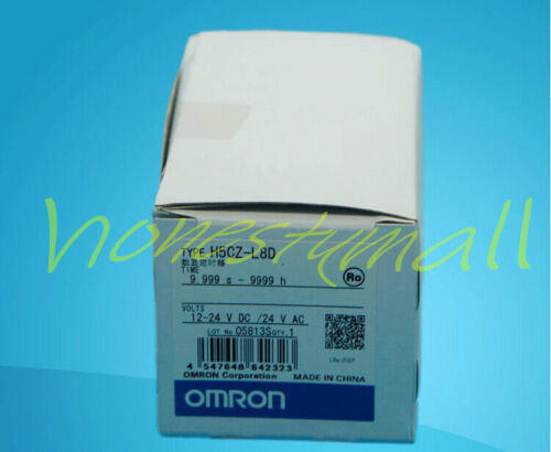 New in Box Omron H5CZ-L8D 12-24VDC 24VAC Timer H5CZ L8D