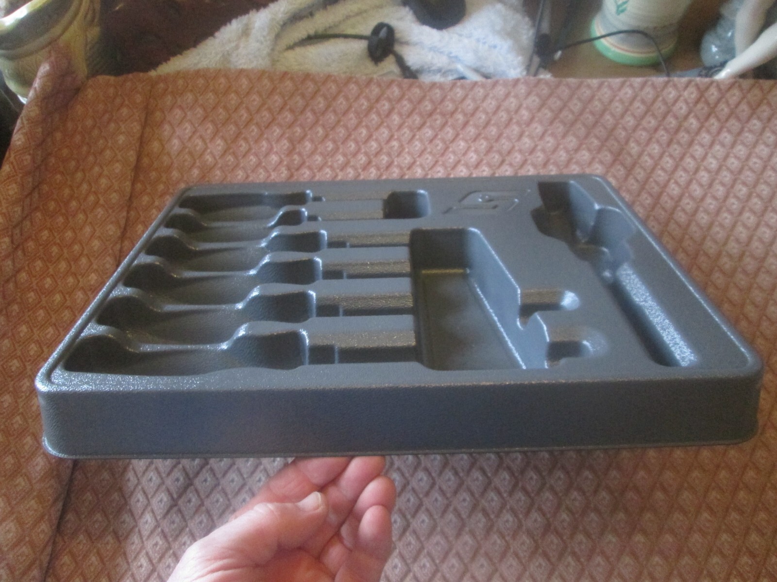 snap on storage tray 7 piece durable plastic for screwdrivers keep tools safe