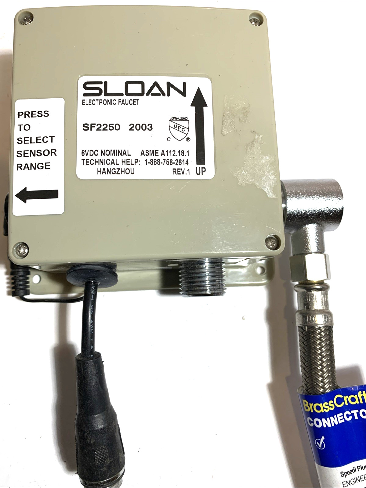Sloan SF-2250 Sensor Activated Electronic Gooseneck Sink Faucet