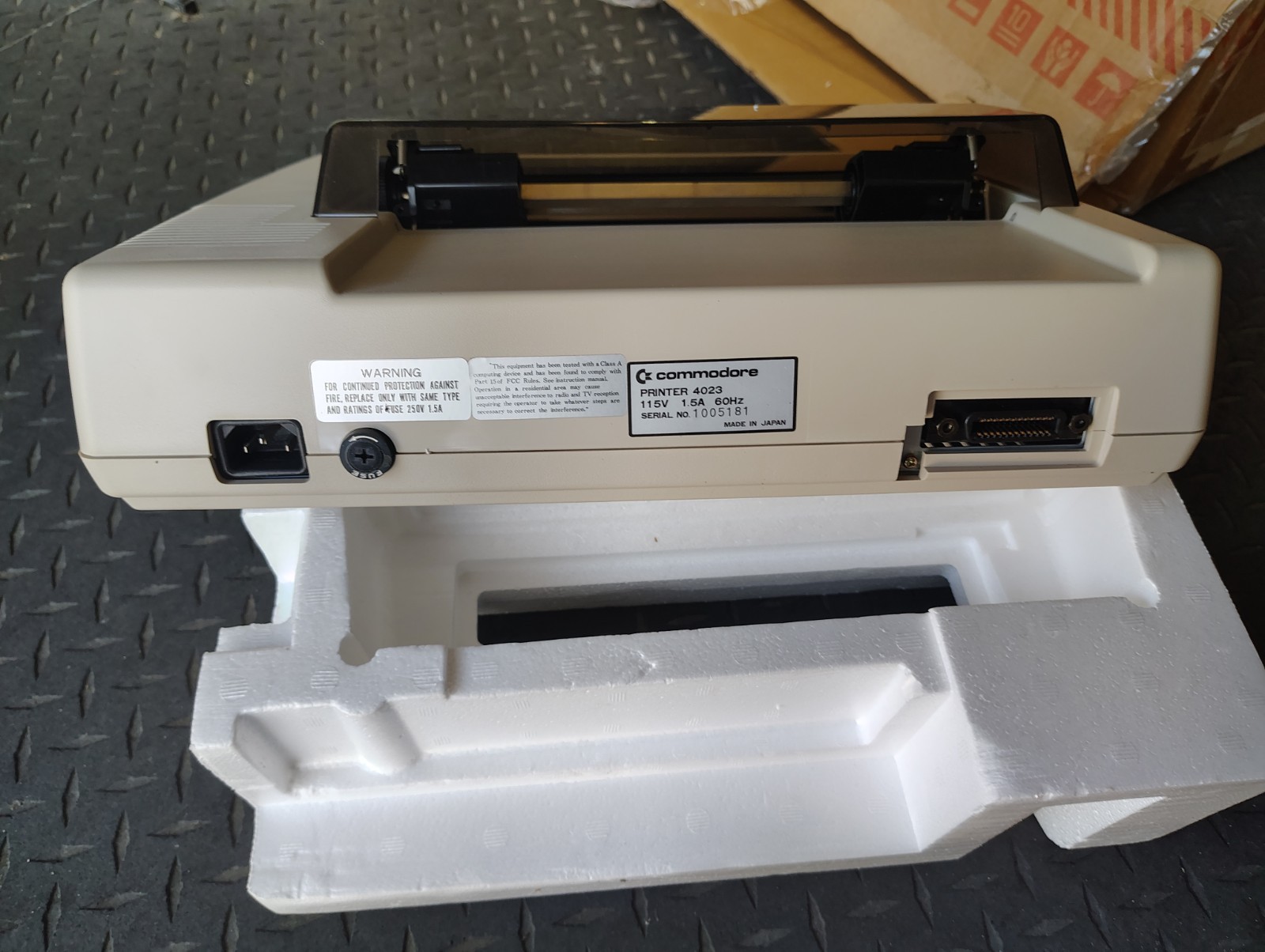 Commodore Printer-4023-Paper Advance Computer Printer Tractor Feed ***READ***