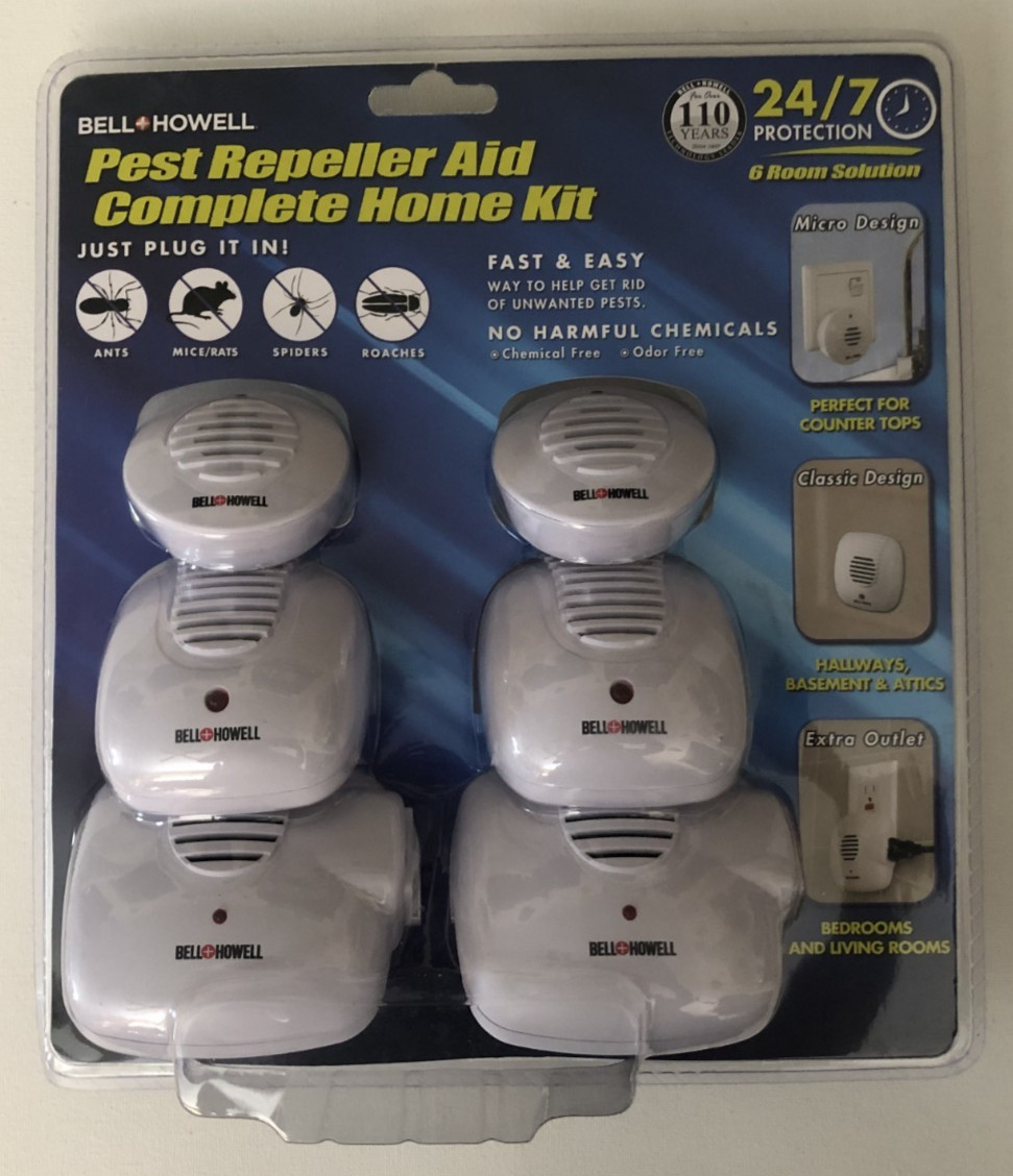 Bell Howell Pest Repeller Aid Complete Home Kit New in Package